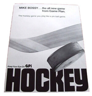 Mike Bossy Pinball Flyer Original Vintage 1982 Prototype Game Hockey Promo
